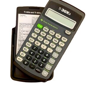 Texas Instruments TI-30Xa Black and Gray Calculator